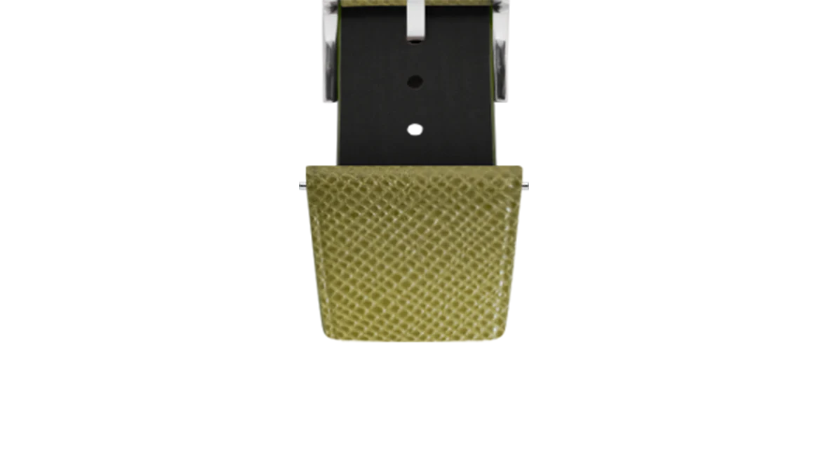 Overstock: Army Green Saffiano Stitchless Strap - Image 5