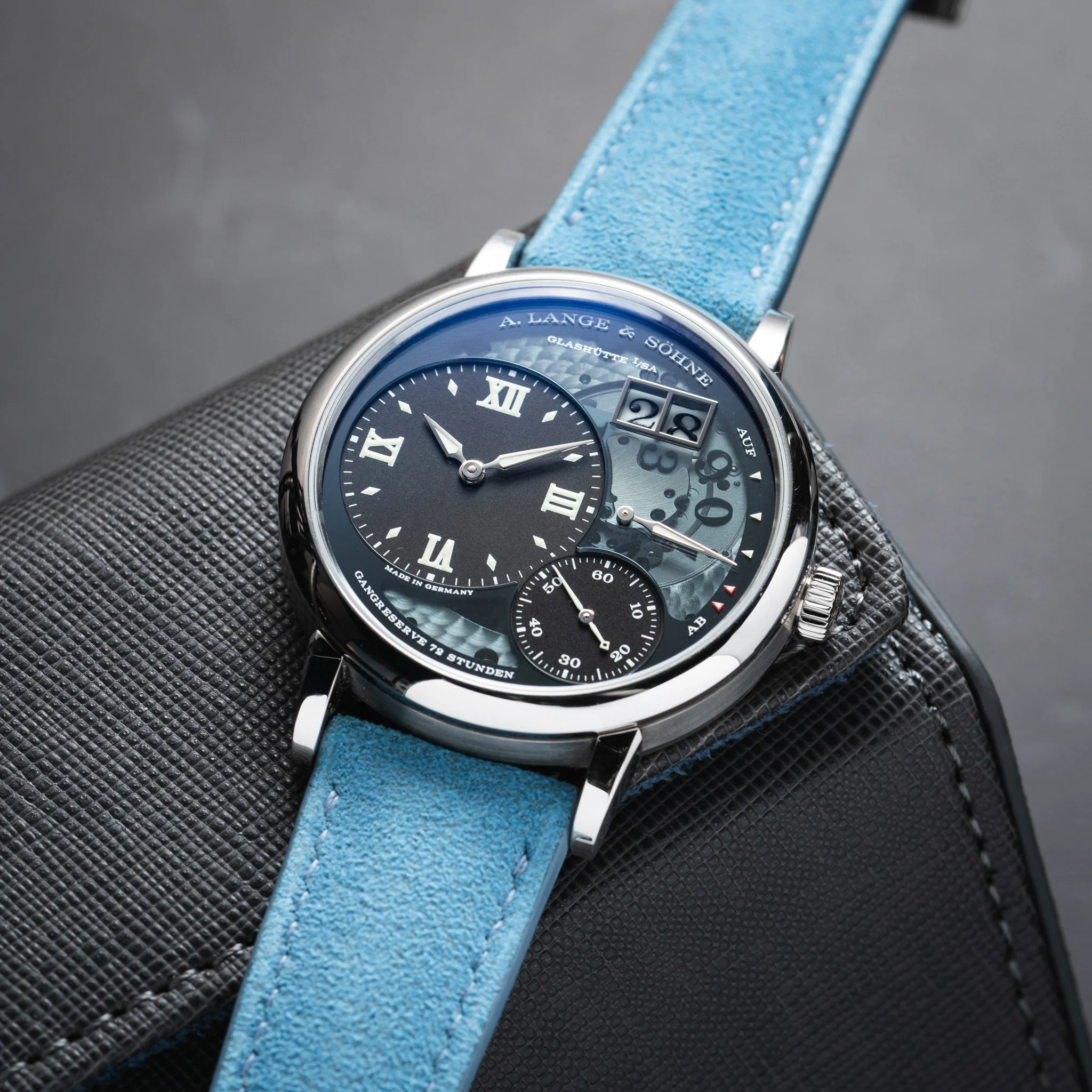 Baby Blue Alcantara Signature Strap - Image 2