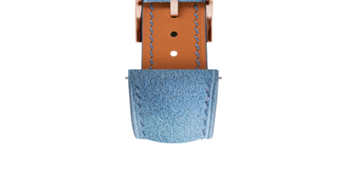 Baby Blue Alcantara Signature Strap - Image 8