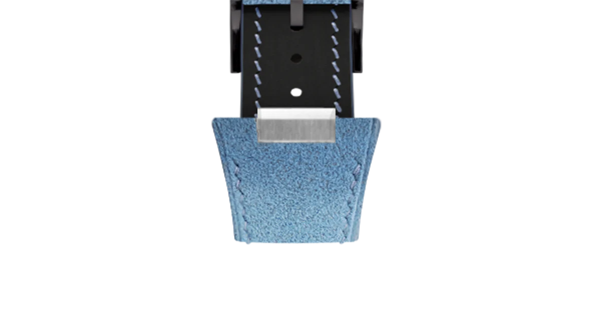 Baby Blue Alcantara Strap for Tissot PRX - Image 11