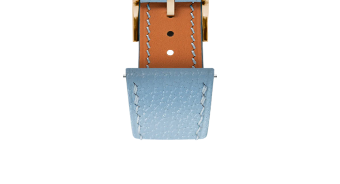 Baby Blue Chevre Slim Strap - Image 12