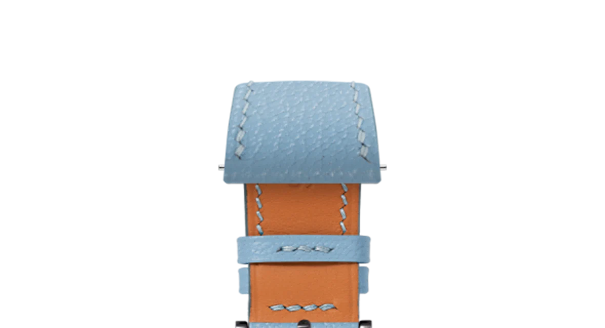 Baby Blue Chevre Slim Strap - Image 13