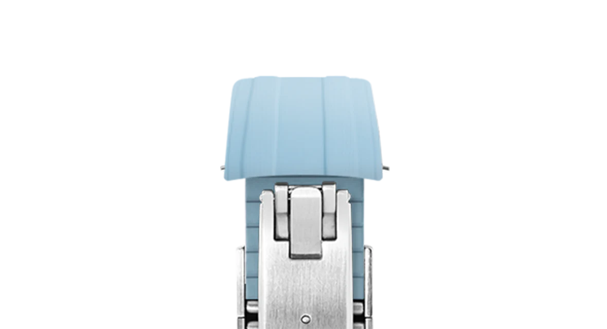 Overstock: Baby Blue CTS Rubber Strap for Omega Speedmaster - Image 6