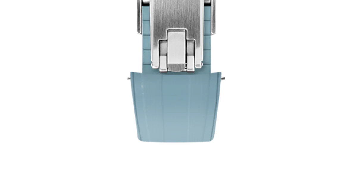 Baby Blue CTS Rubber Strap for Rolex Submariner 41mm - Image 7