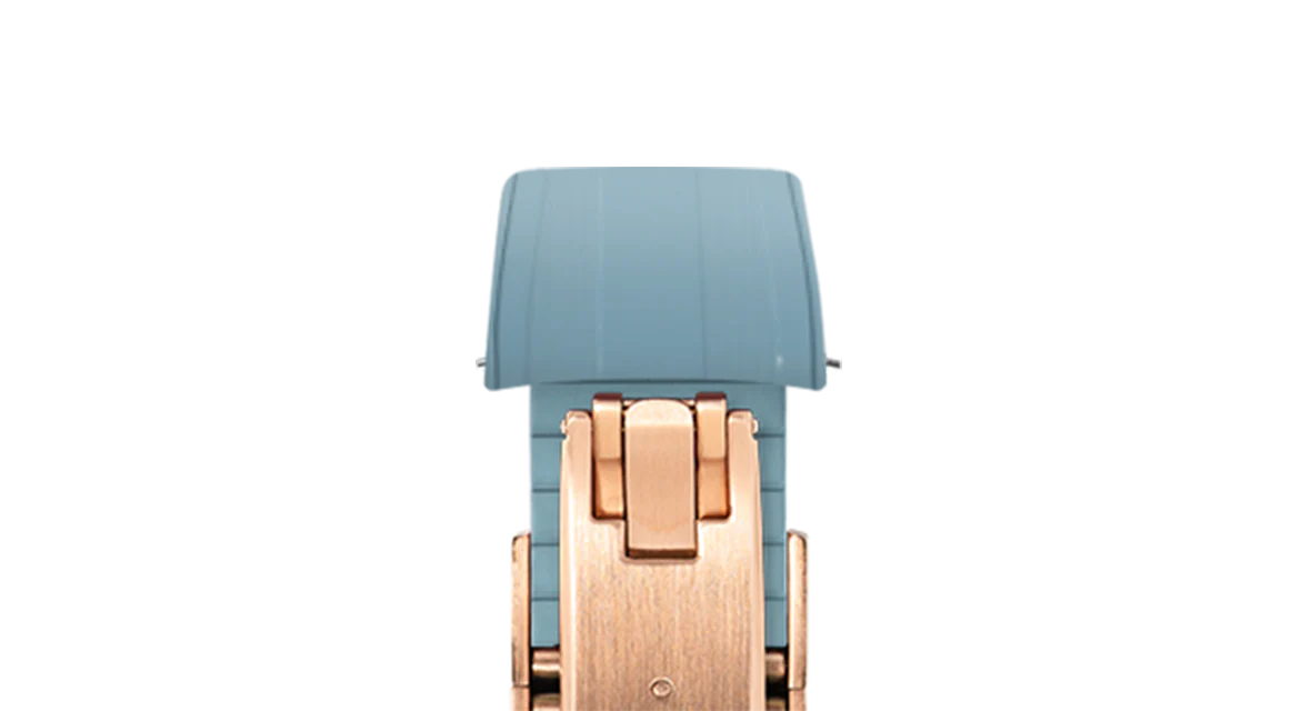 Baby Blue CTS Rubber Strap for Rolex Submariner 41mm - Image 8