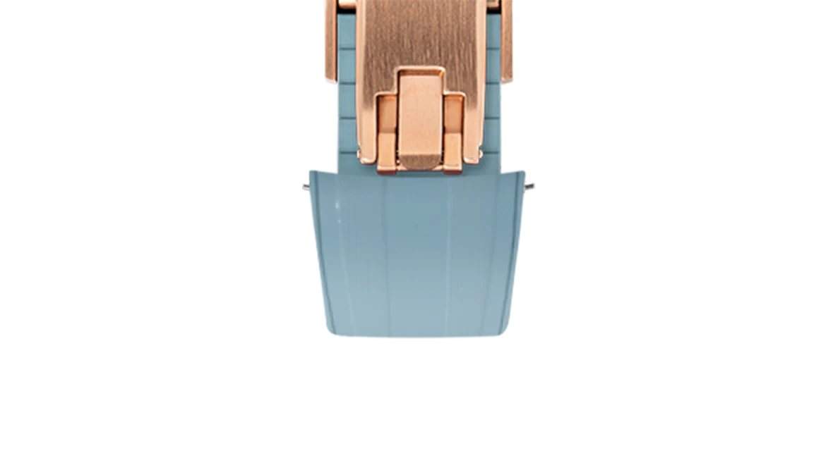 Baby Blue CTS Rubber Strap for Rolex Submariner 41mm - Image 9