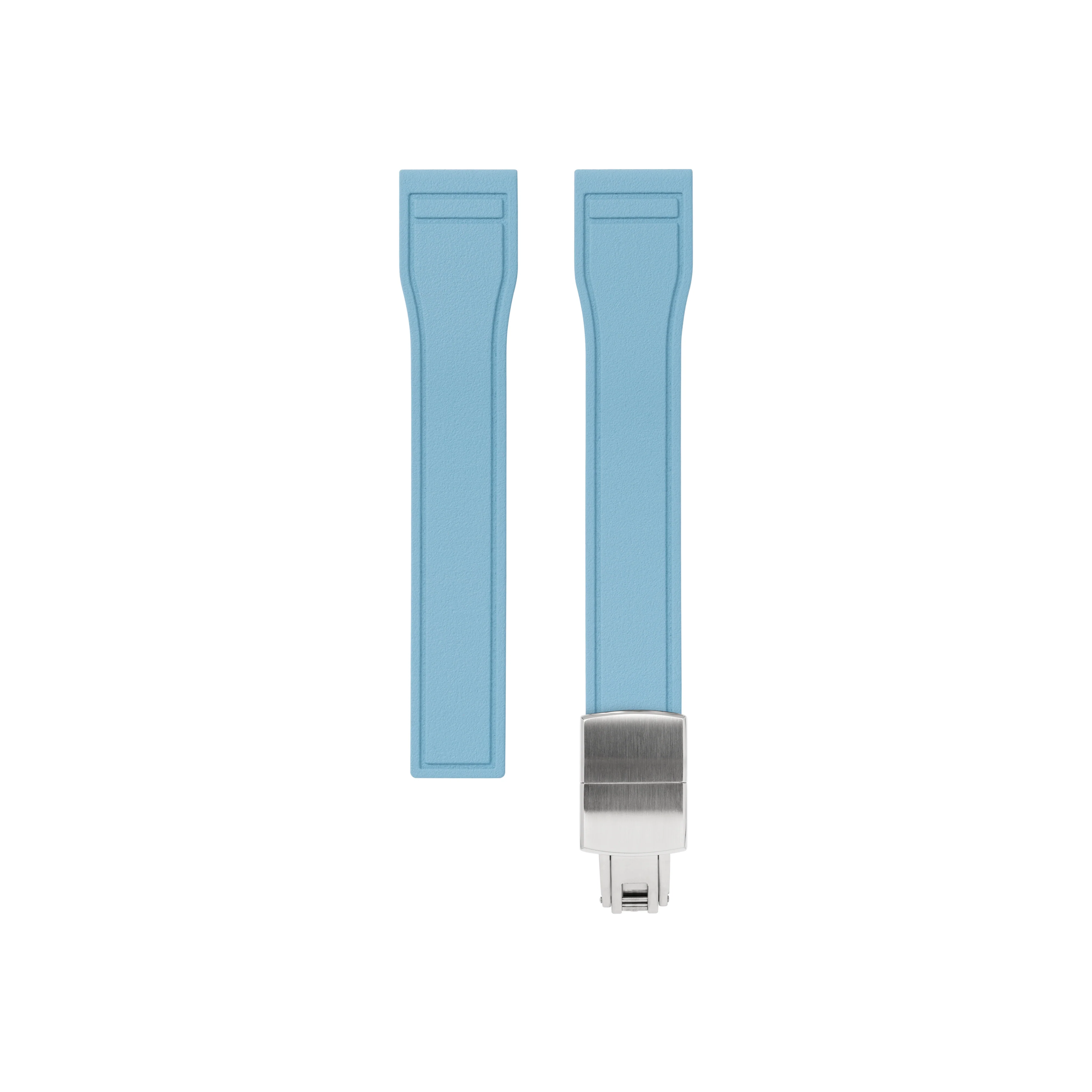 Baby Blue Pilot CTS Rubber Strap