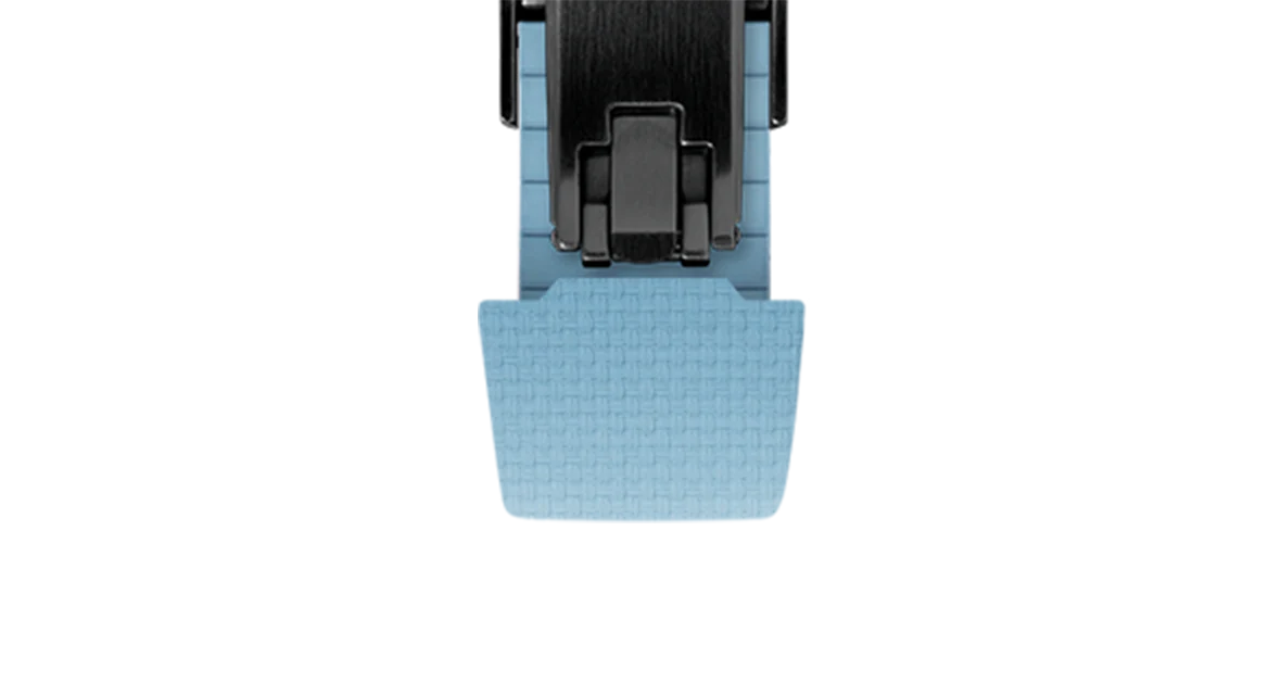 Baby Blue Sailcloth CTS Rubber Strap for Atelier Wen Perception - Image 14