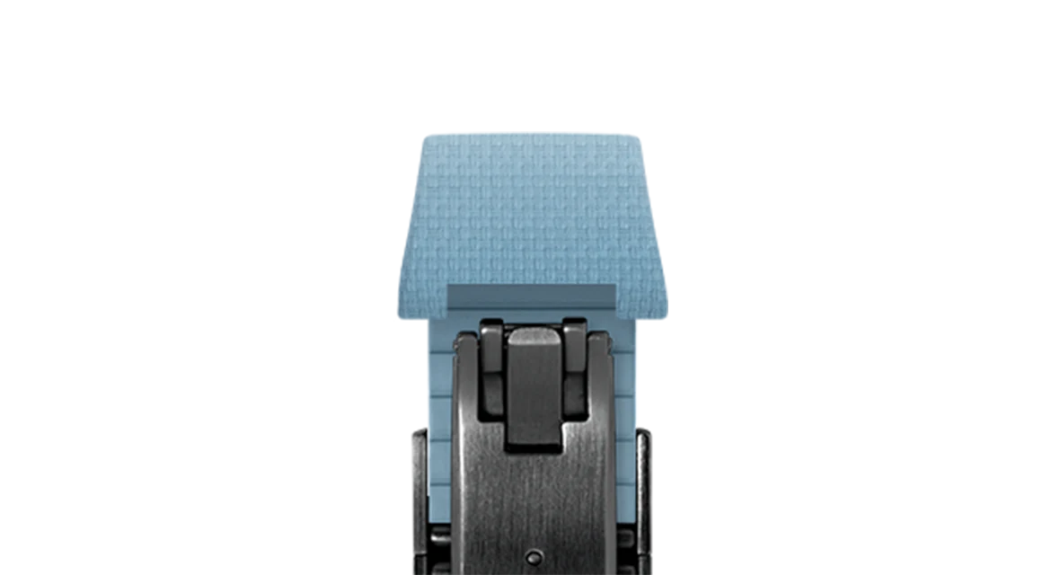 Baby Blue Sailcloth CTS Rubber Strap for Christopher Ward The Twelve - Image 13