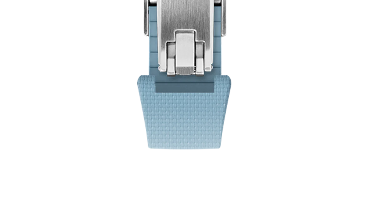 Baby Blue Sailcloth CTS Rubber Strap for Christopher Ward The Twelve - Image 15
