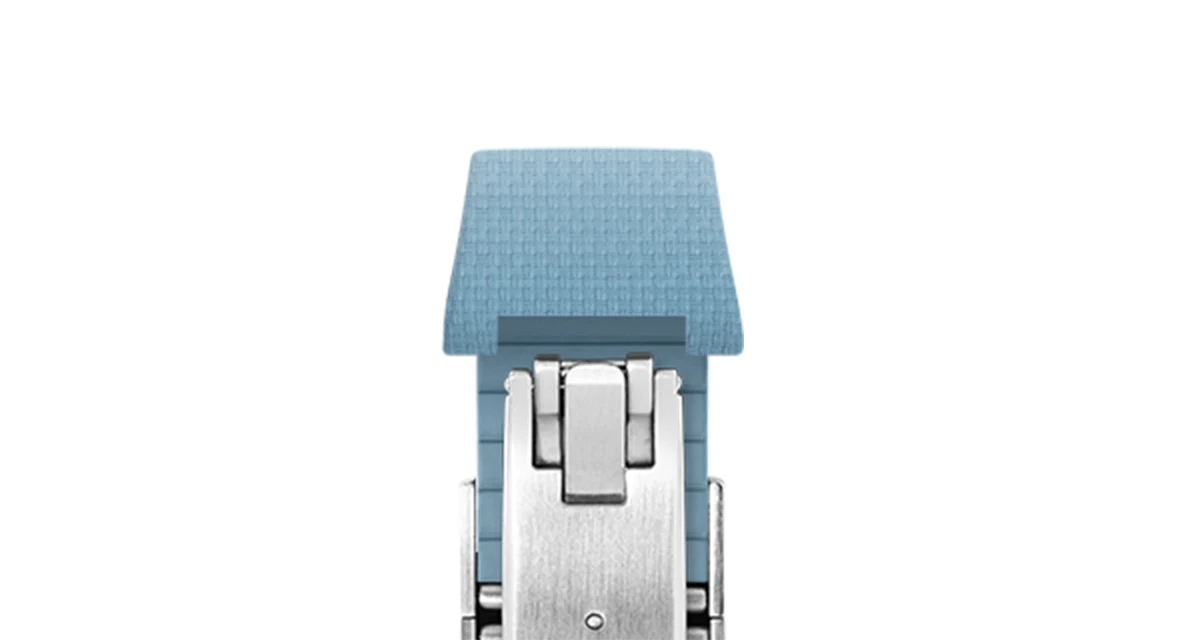 Baby Blue Sailcloth CTS Rubber Strap for Christopher Ward The Twelve - Image 17