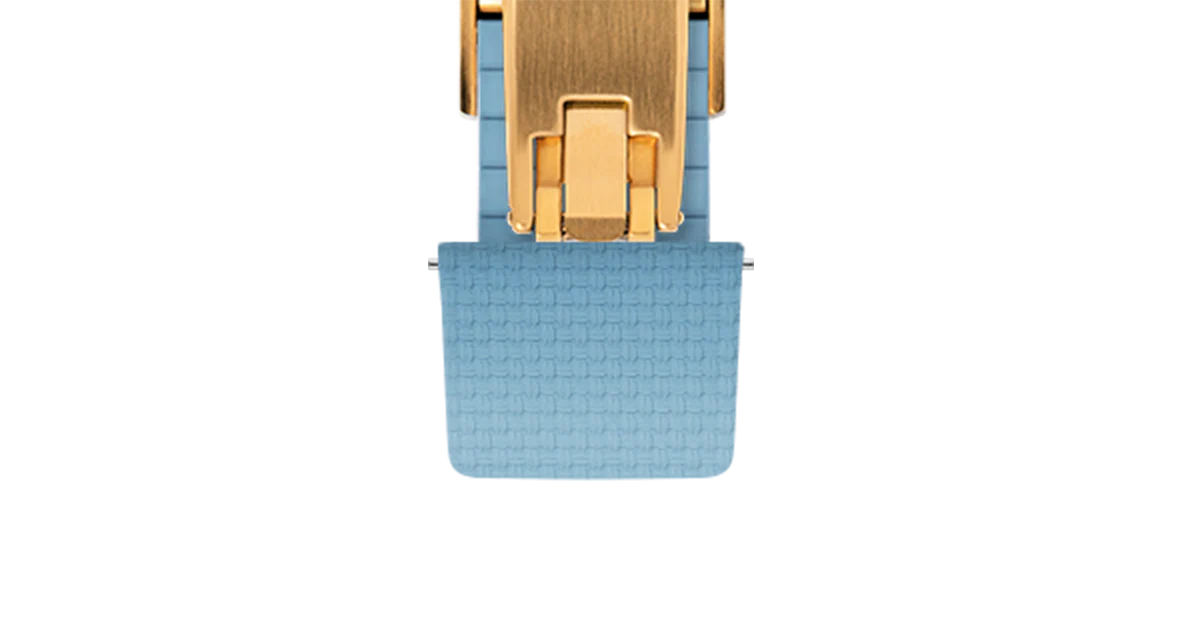 Baby Blue Sailcloth CTS Rubber Strap for F.P. Journe Élégante - Image 13