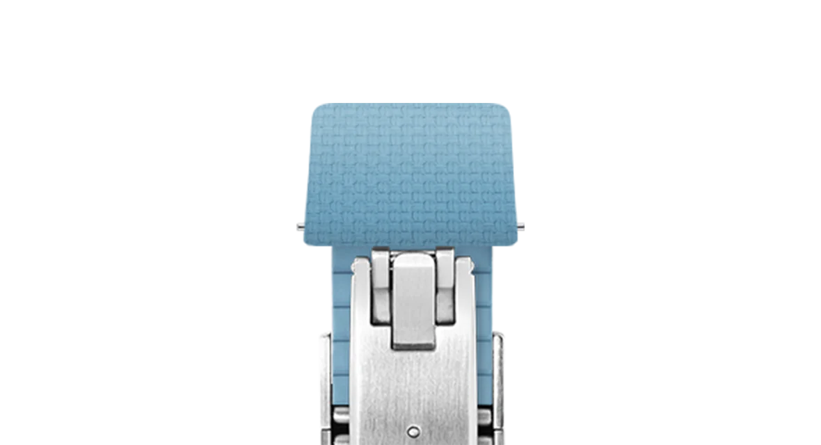 Baby Blue Sailcloth CTS Rubber Strap for F.P. Journe Élégante - Image 7