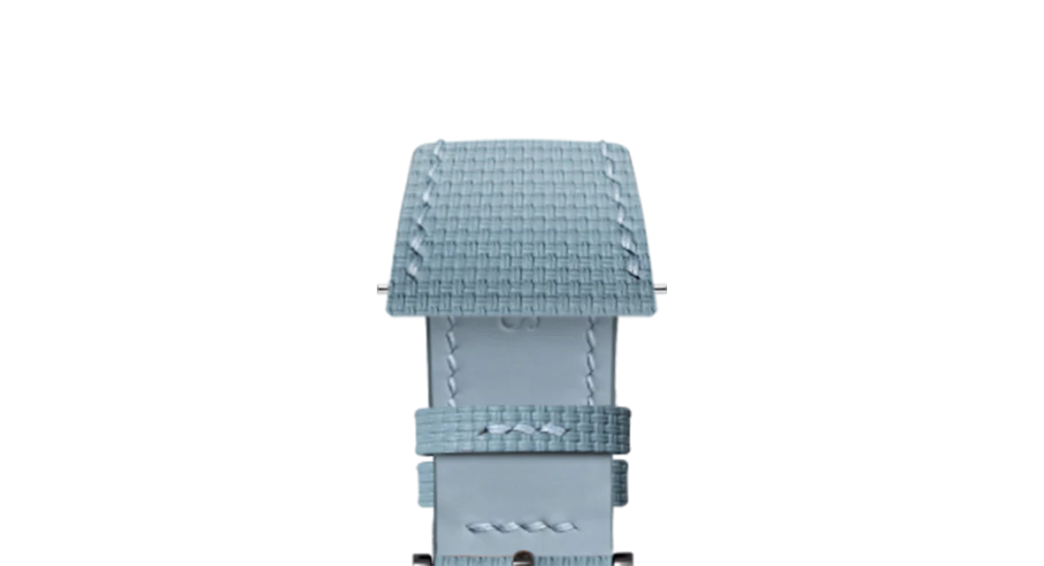 Baby Blue Sailcloth Slim Strap for De Bethune - Image 13