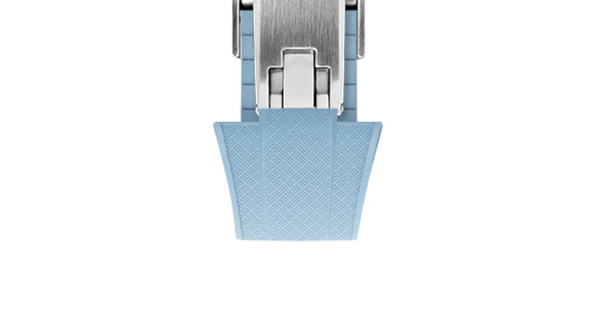 Baby Blue CTS Rubber Strap for Tissot PRX - Image 8