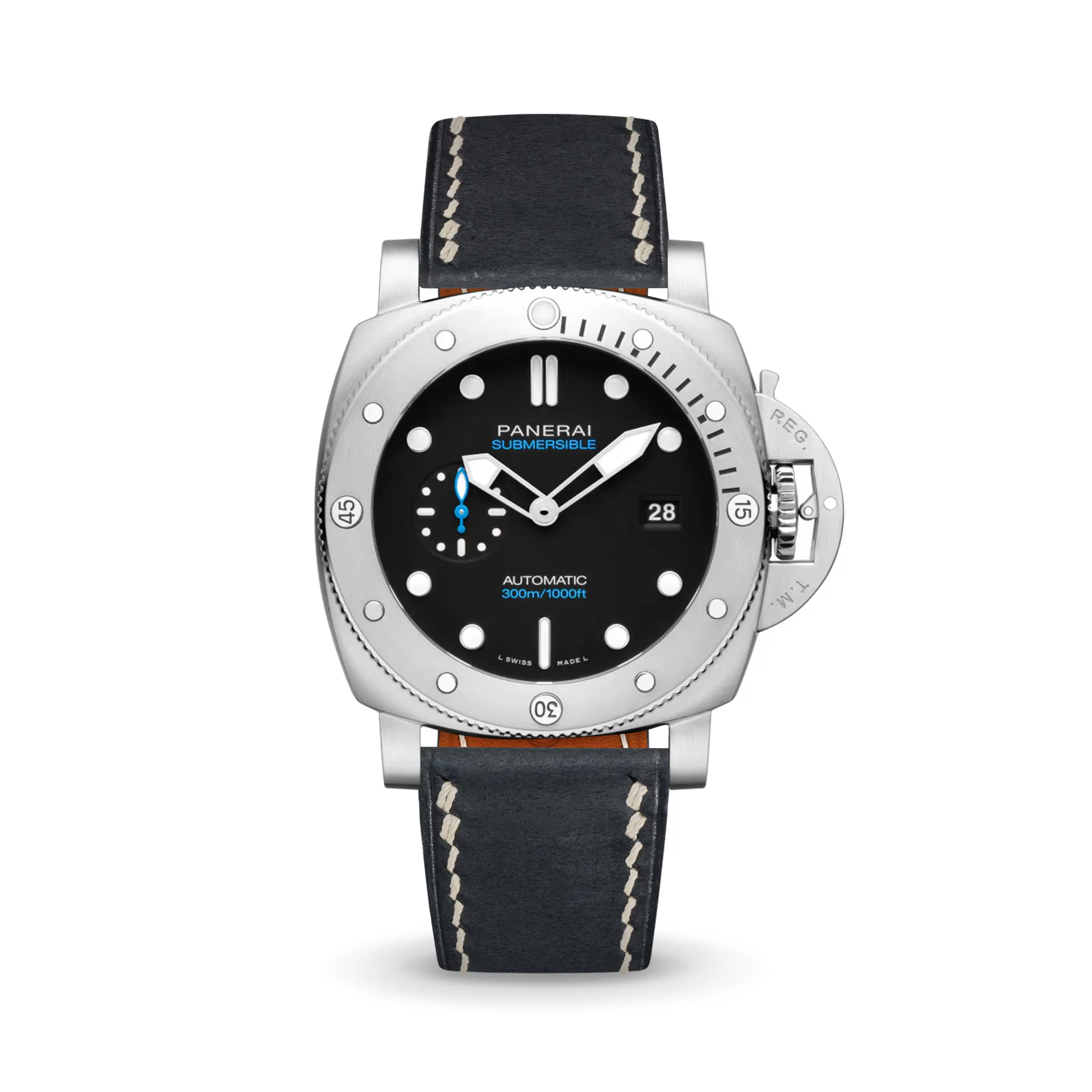 Black Crazy Horse Chunky Strap