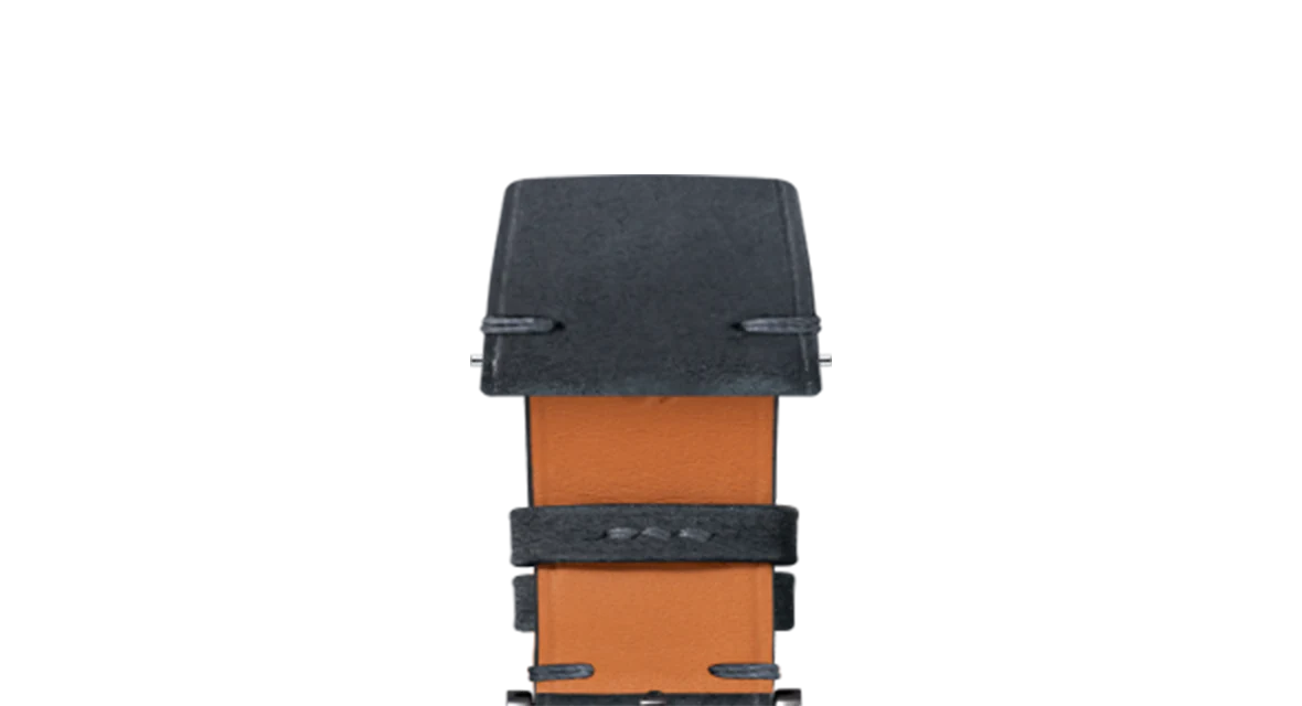 Black Crazy Horse Side-Stitch Strap - Image 10