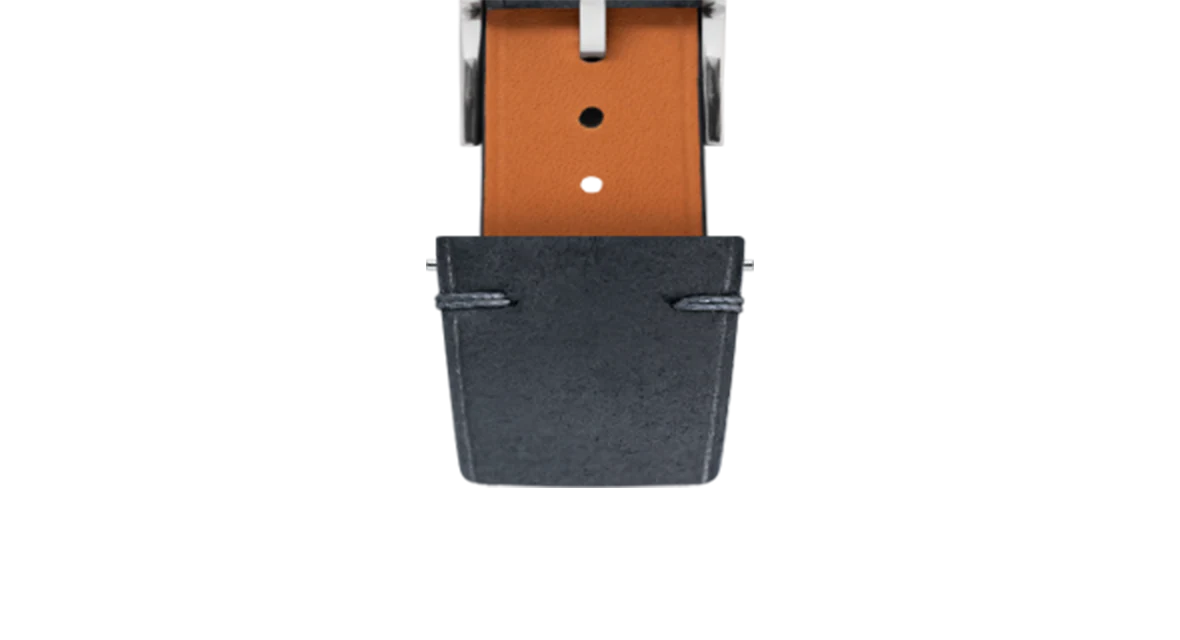 Black Crazy Horse Side-Stitch Strap - Image 5