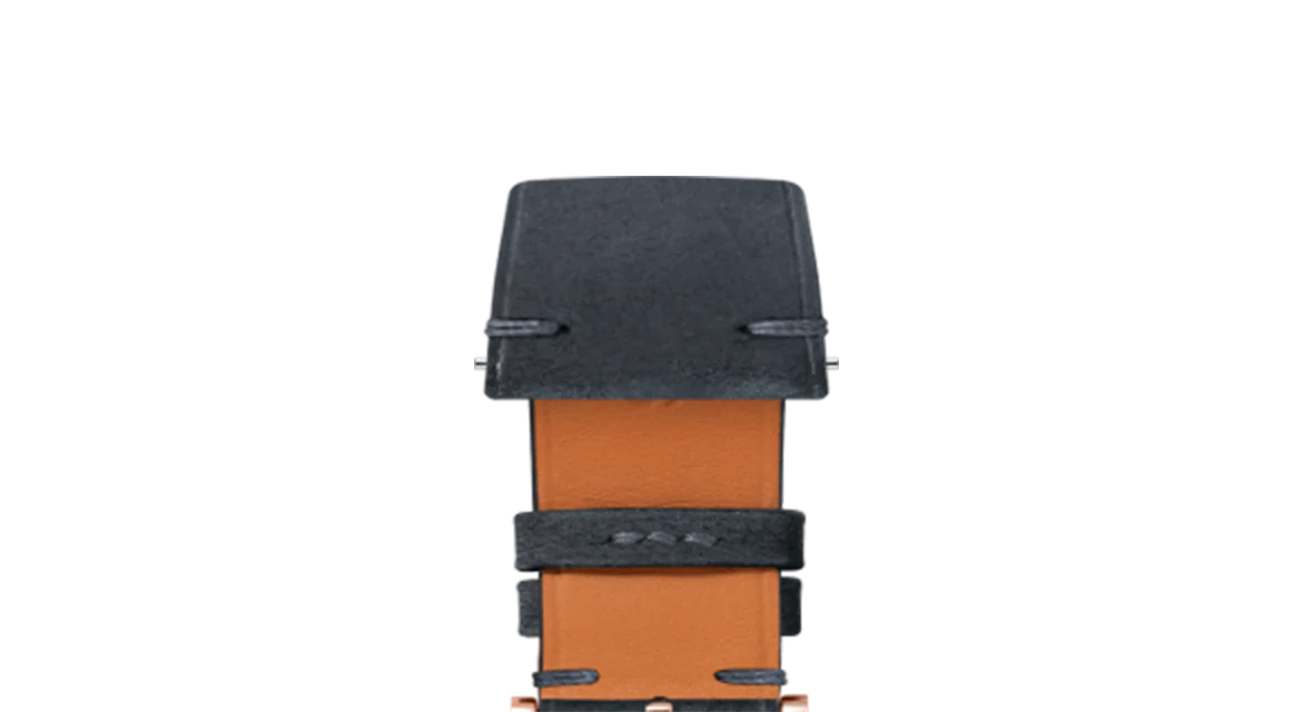 Black Crazy Horse Side-Stitch Strap - Image 6