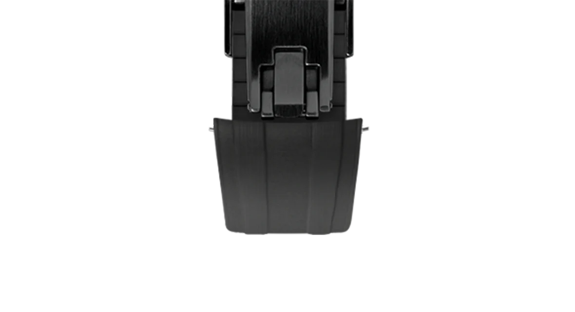 Black CTS Rubber Strap for Omega Speedmaster & Swatch MoonSwatch - Image 21