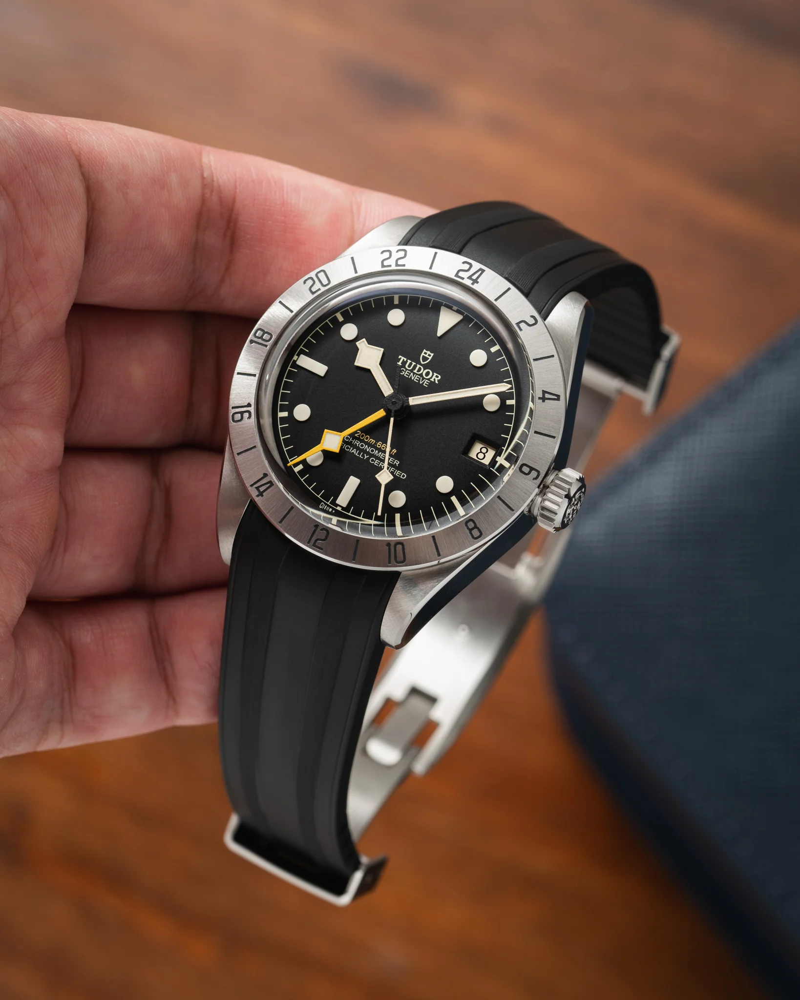 Black CTS Rubber Strap for Tudor BB Pro - Image 3