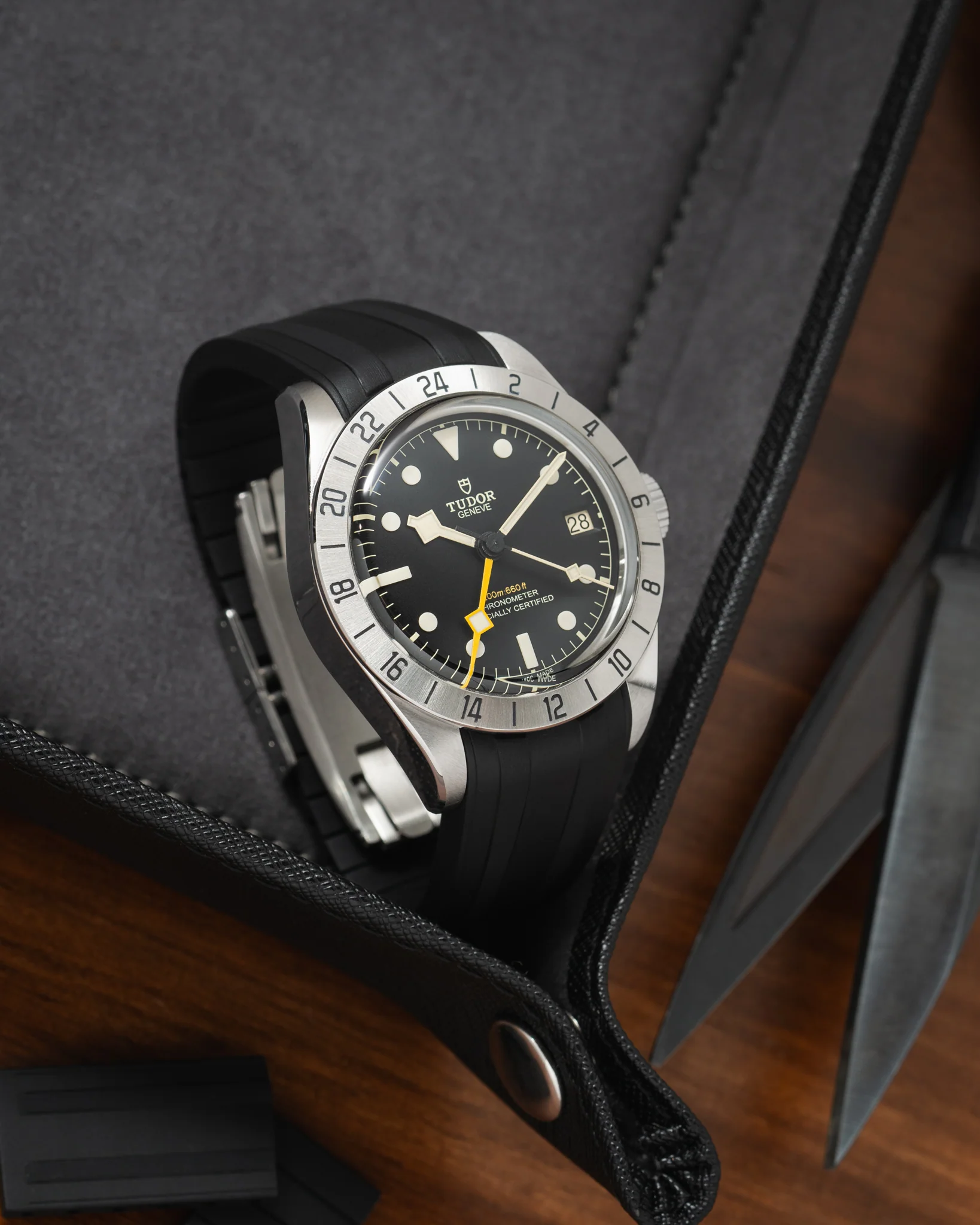 Black CTS Rubber Strap for Tudor BB Pro - Image 4