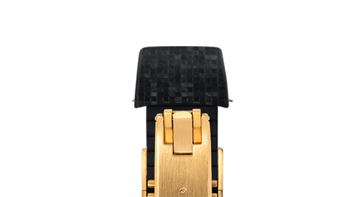 Black Curved CTS Rubber Strap for MB&F MAD1 - Image 10