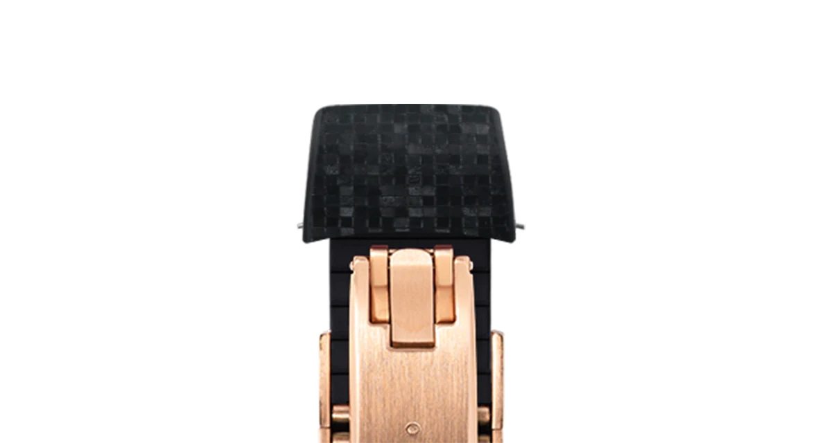 Black Curved CTS Rubber Strap for MB&F MAD1 - Image 8
