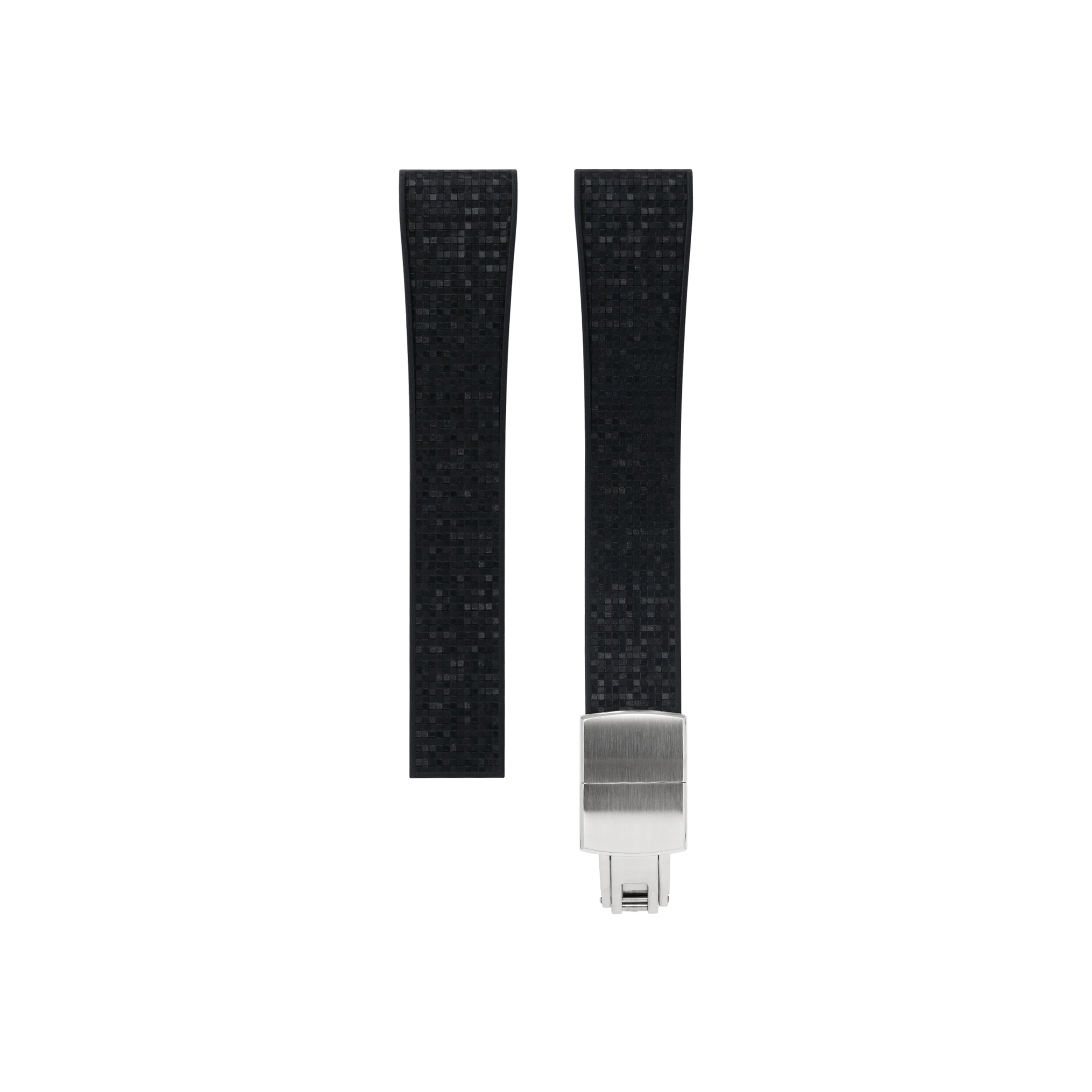 Black Mosaic CTS Rubber Strap