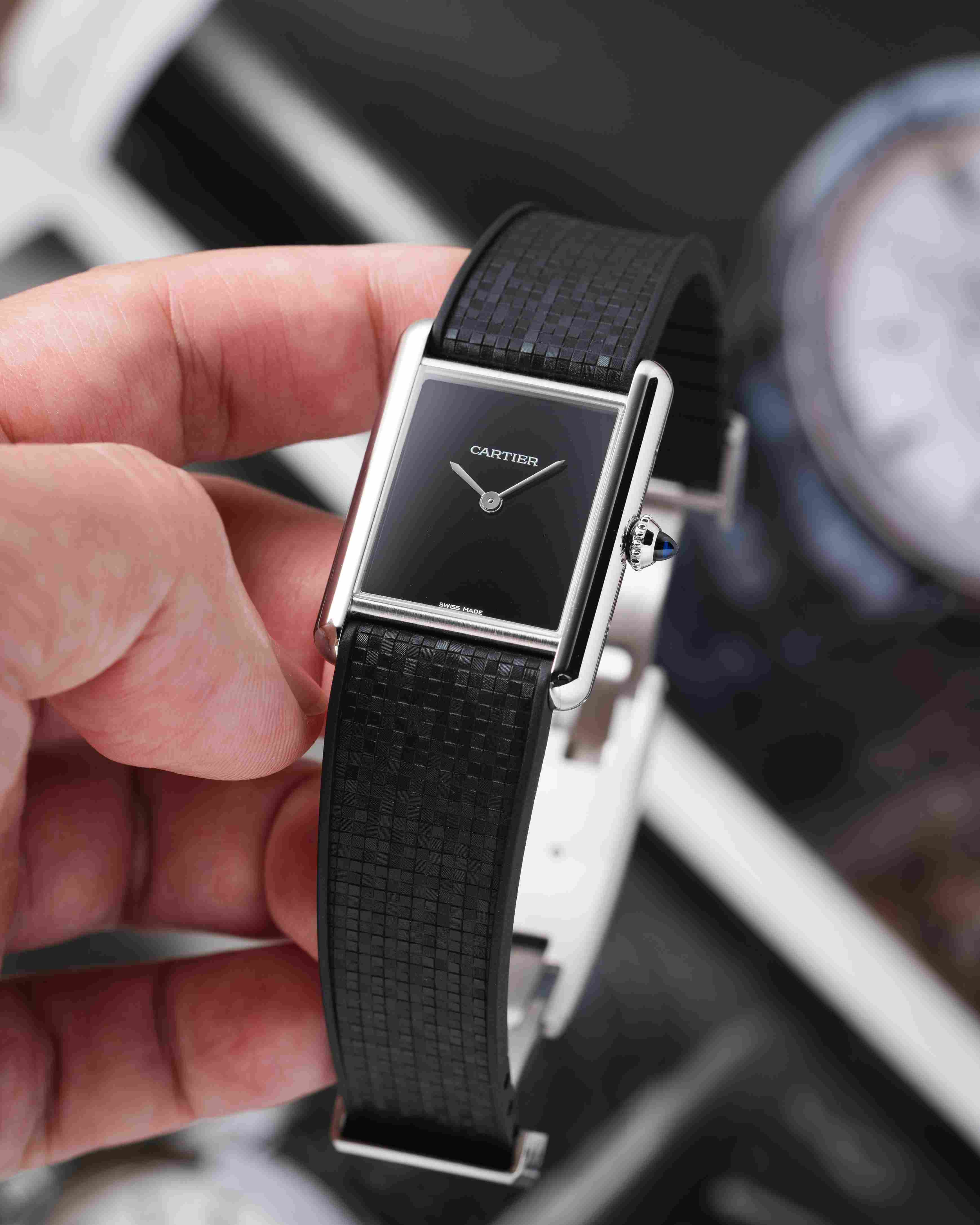 Black Mosaic CTS Rubber Strap - Image 6