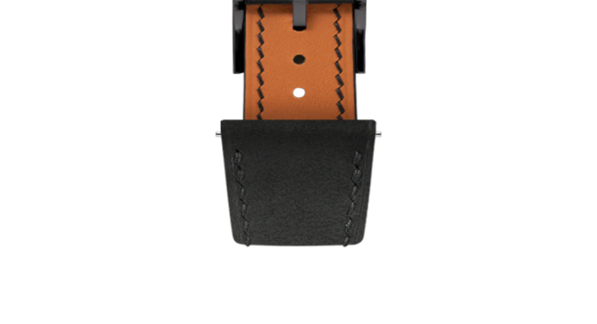 Black Nubuck Slim Strap - Image 7