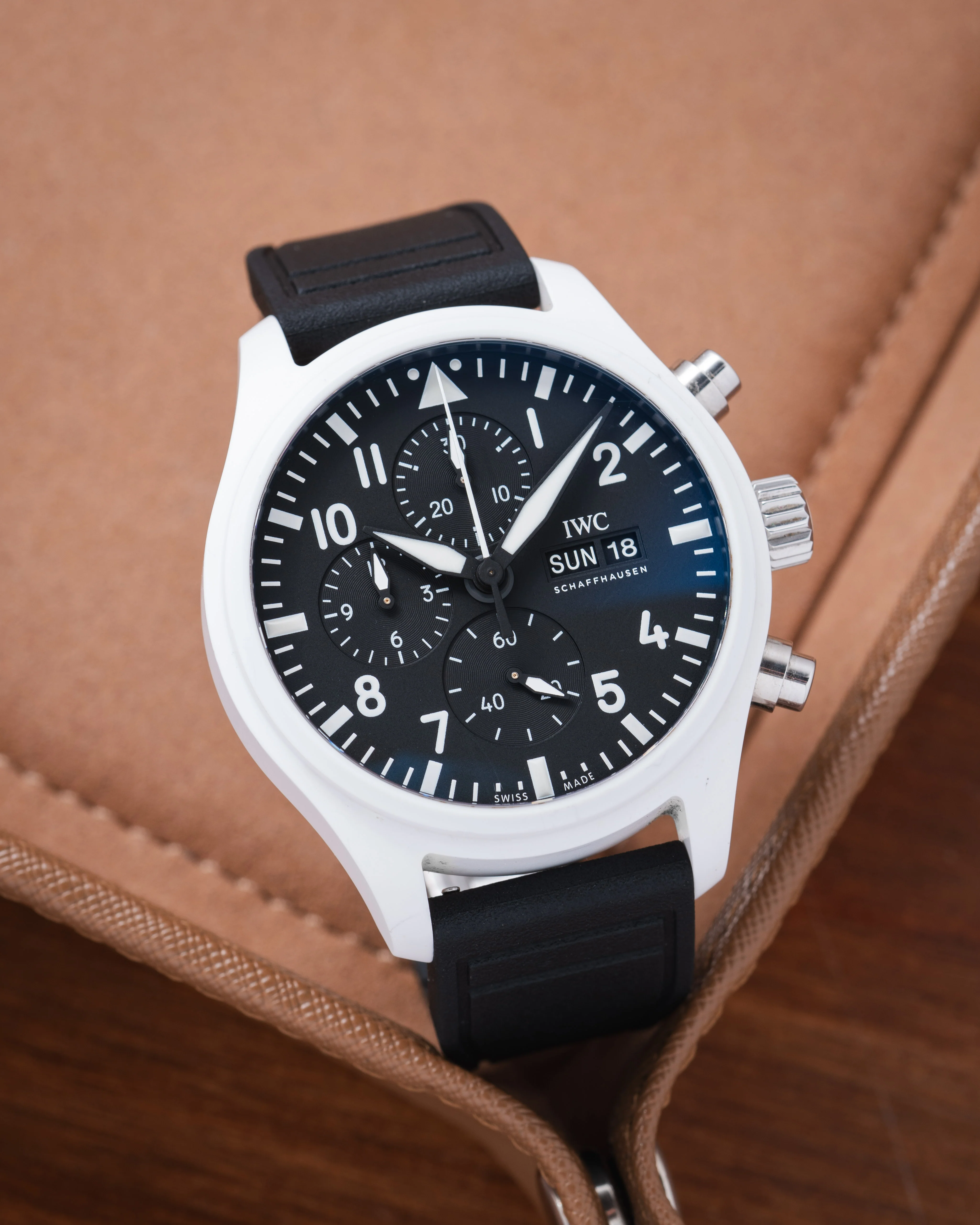 Black Pilot CTS Rubber Strap - Image 3
