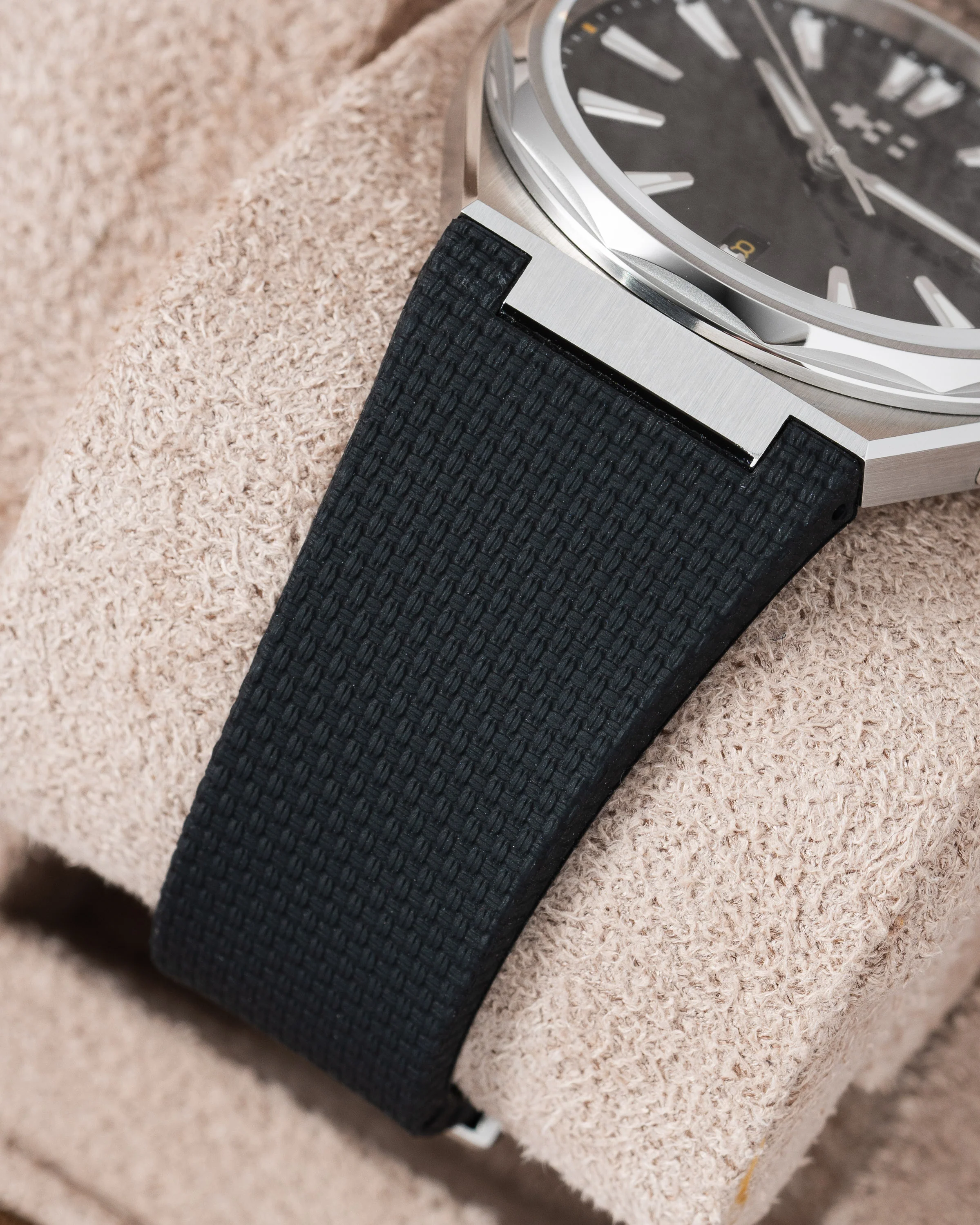 Black Sailcloth CTS Rubber Strap for Christopher Ward The Twelve - Image 4