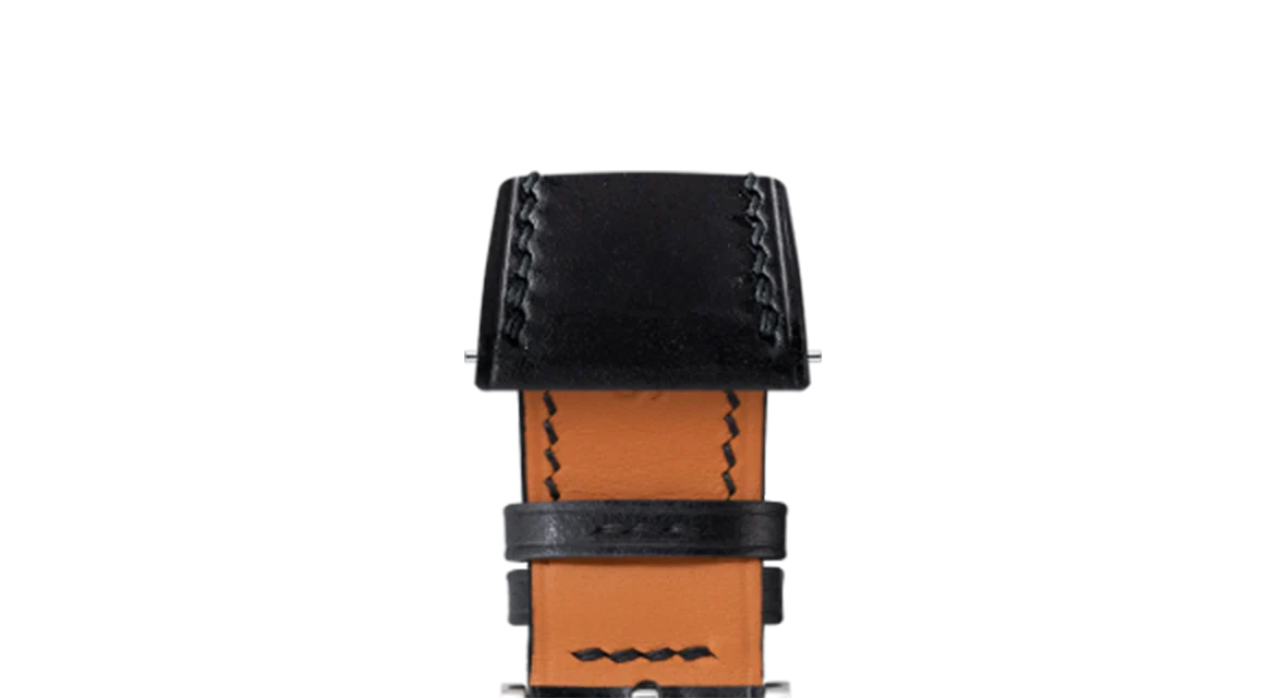 Black Shell Cordovan Slim Strap - Image 6