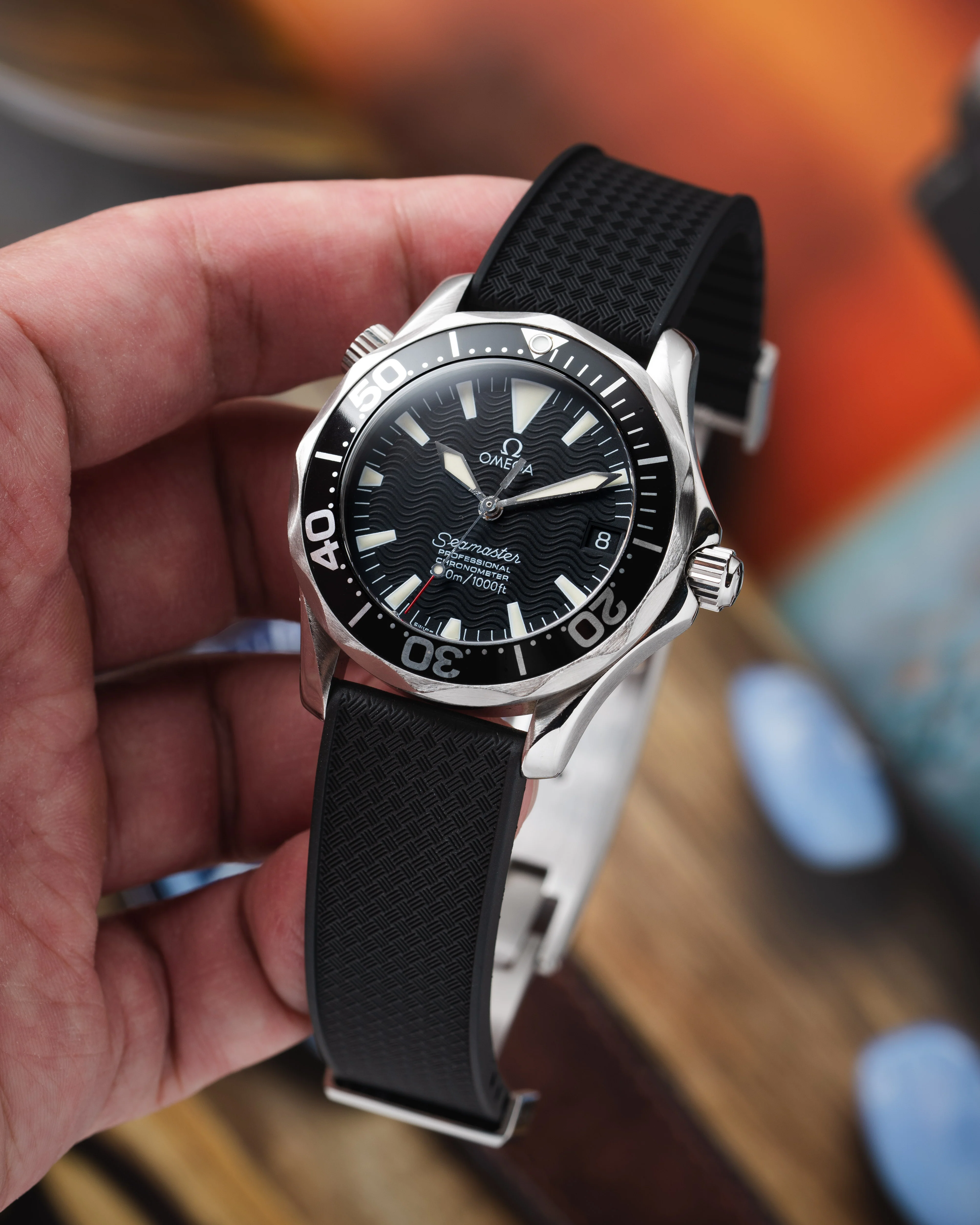 Black Tropical CTS Rubber Strap - Image 3