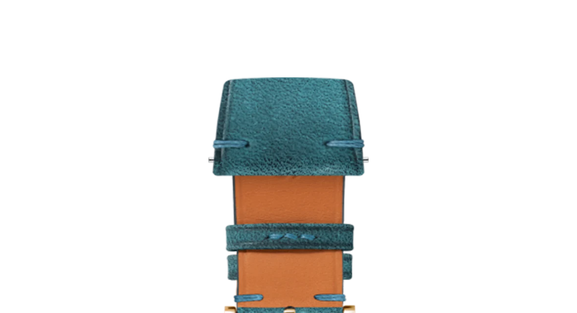 Overstock: Blue Crazy Horse Side-Stitch Strap - Image 7