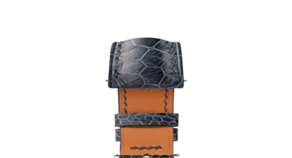 Blue Jean Ostrich Leg Signature Strap - Image 5