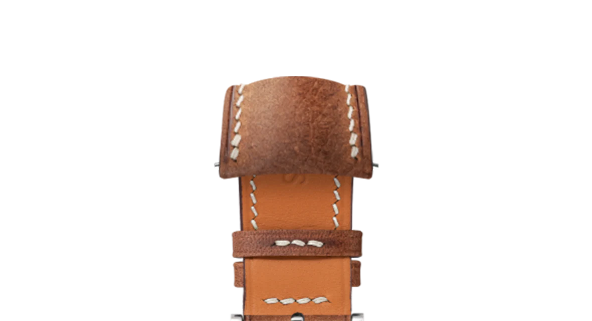Brown Waxy Signature (Curved) Strap - Image 5