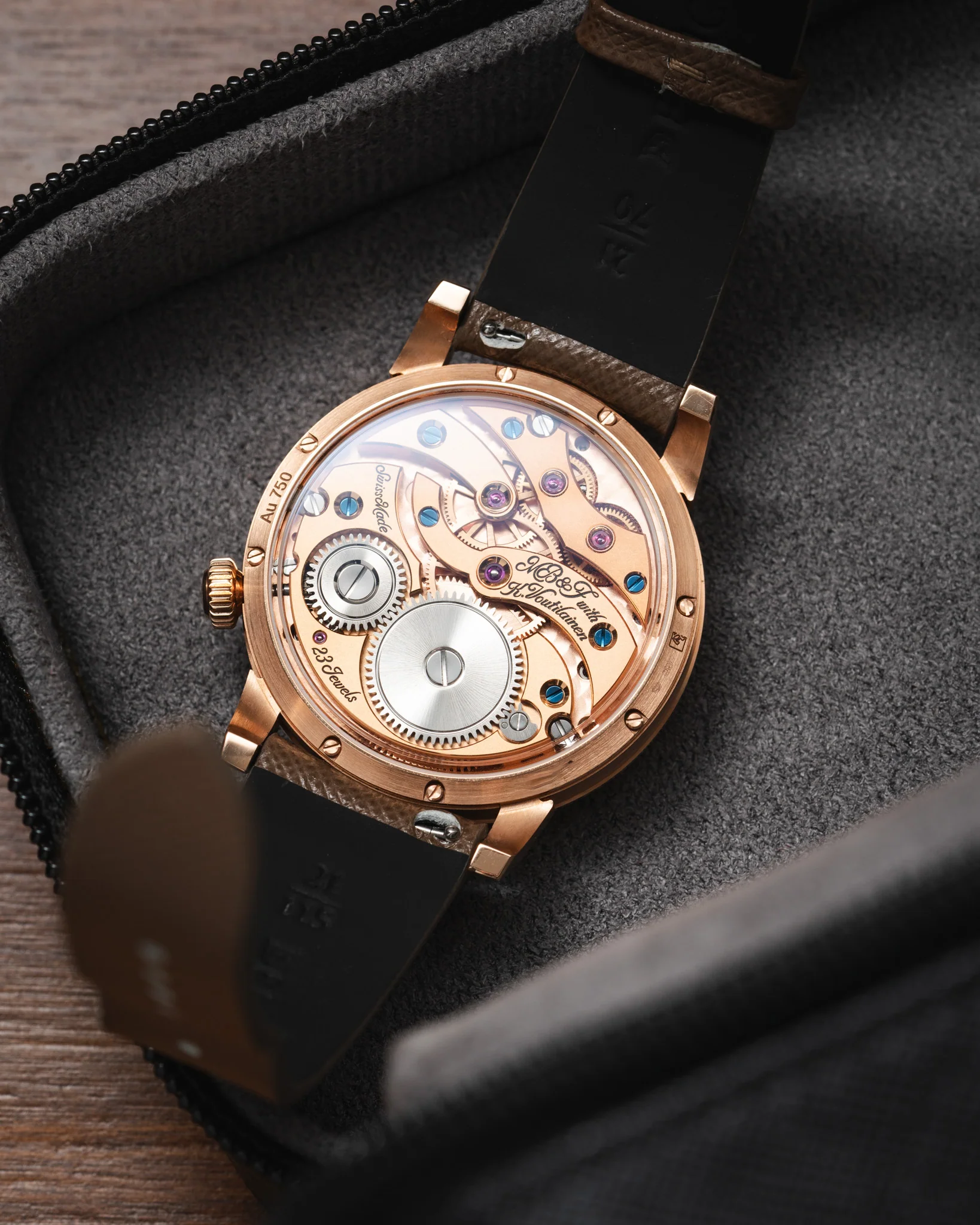 Caramel Saffiano Stitchless Strap - Image 6