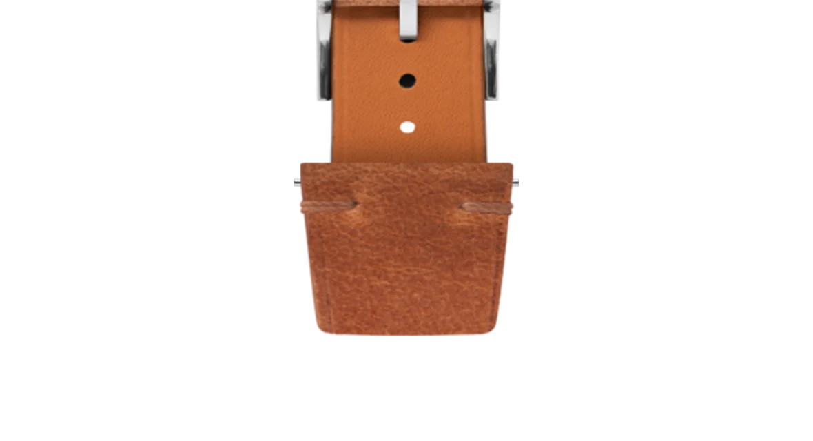 Cognac Crazy Horse Side-Stitch Strap - Image 10