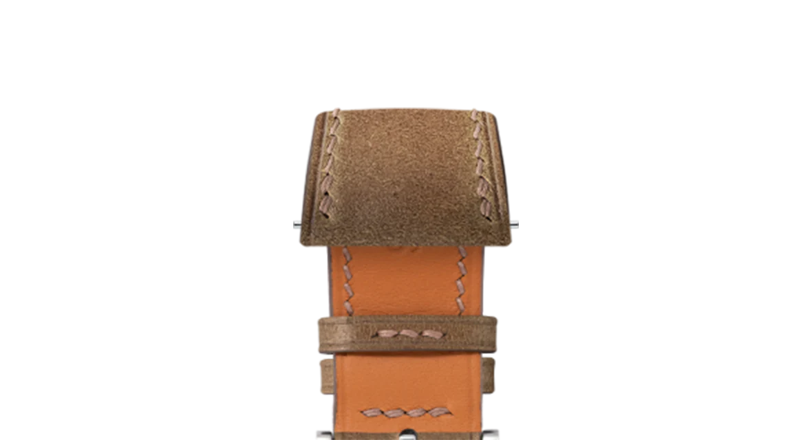 Cognac Shell Cordovan Slim Strap - Image 4
