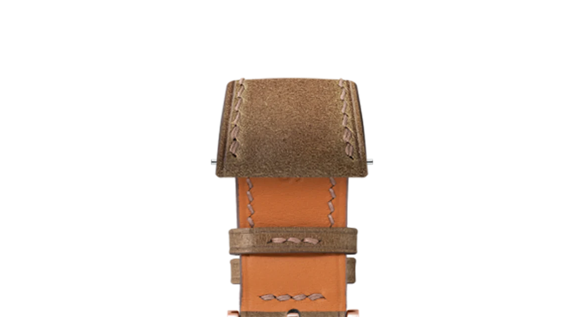 Cognac Shell Cordovan Slim Strap - Image 6