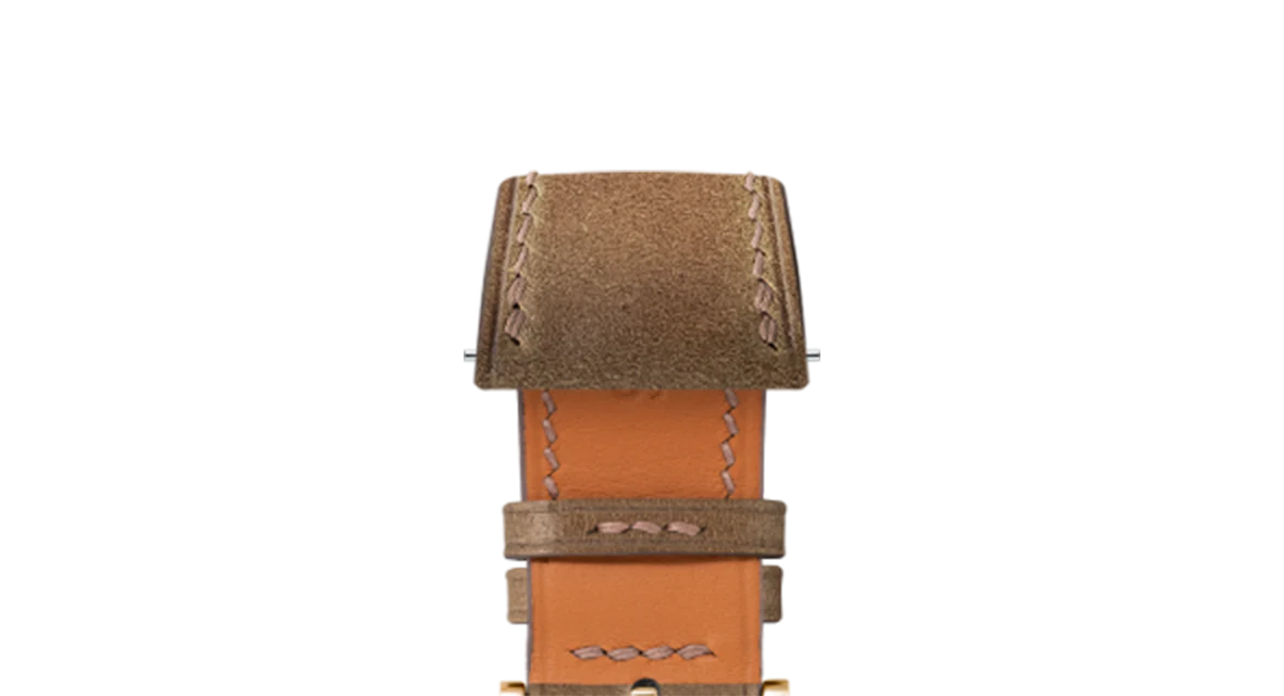 Cognac Shell Cordovan Slim Strap - Image 8