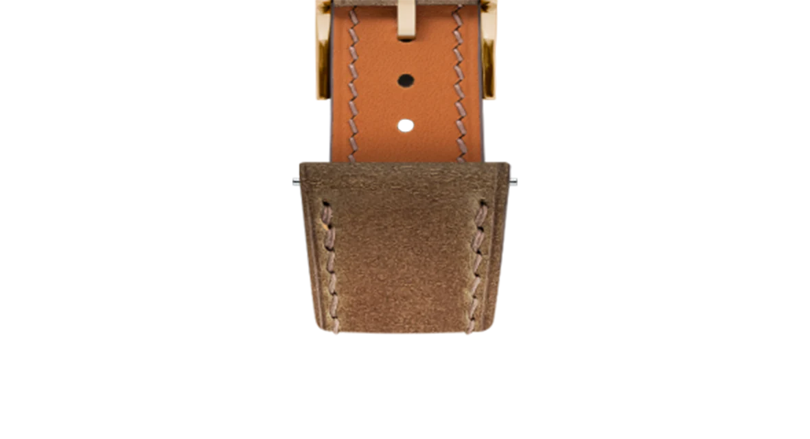 Cognac Shell Cordovan Slim Strap - Image 9