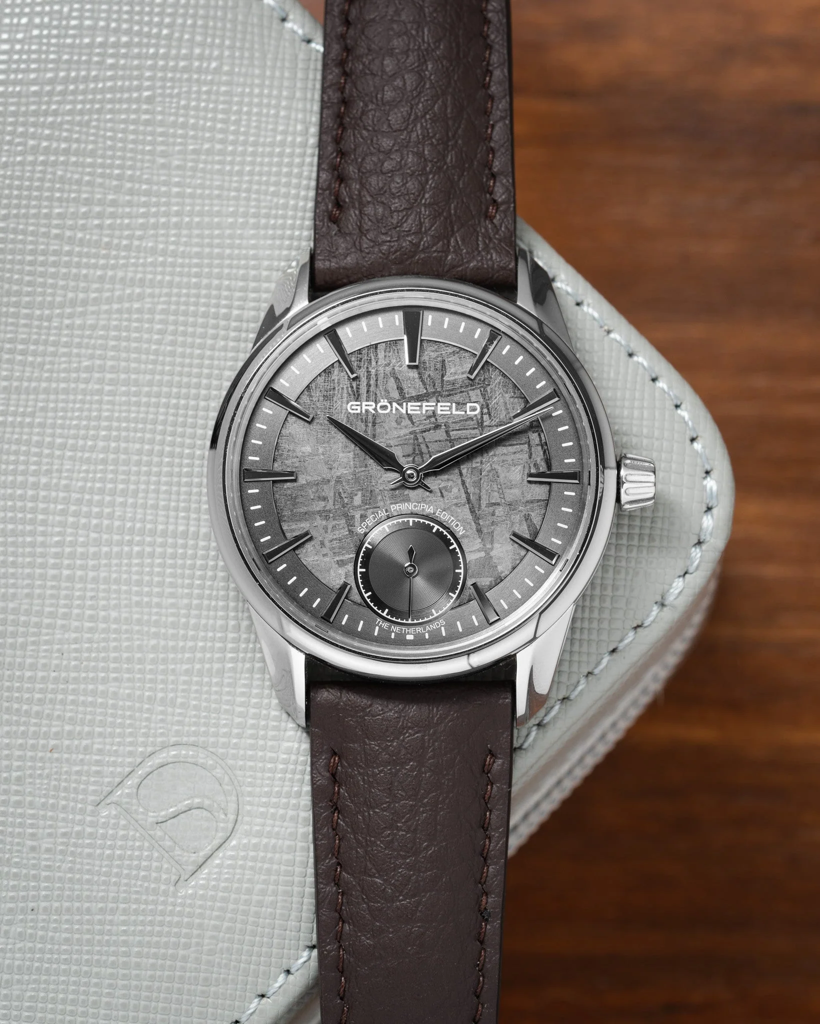 Dark Brown Rubberised Leather (Togo) Signature Strap - Image 4