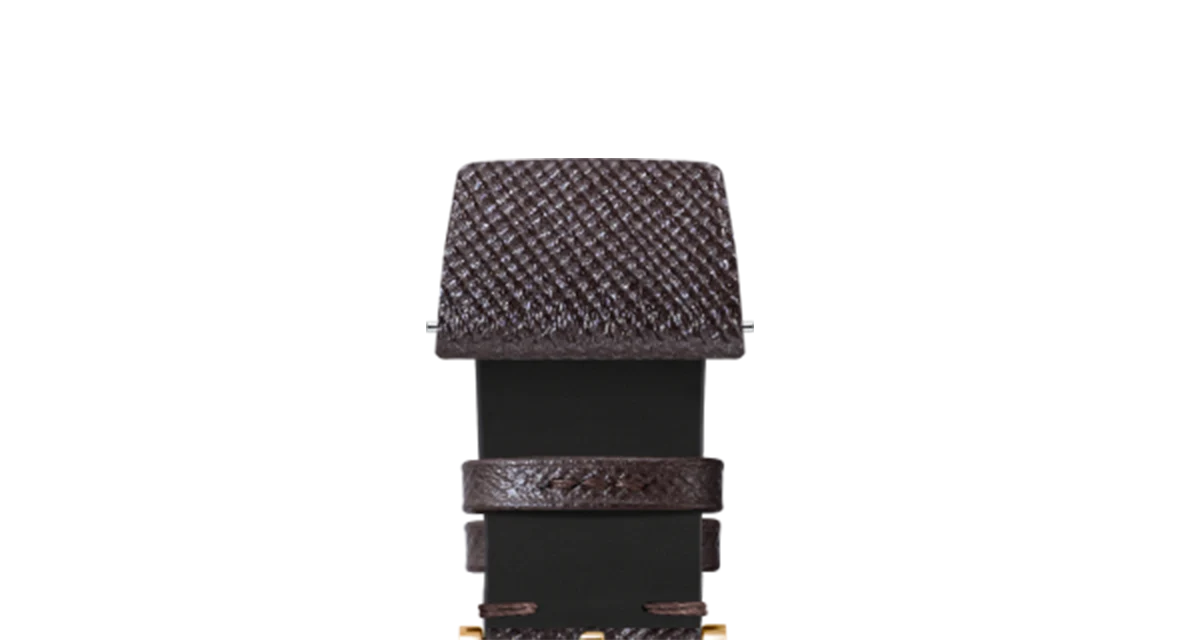 Dark Brown Saffiano Stitchless Strap - Image 10