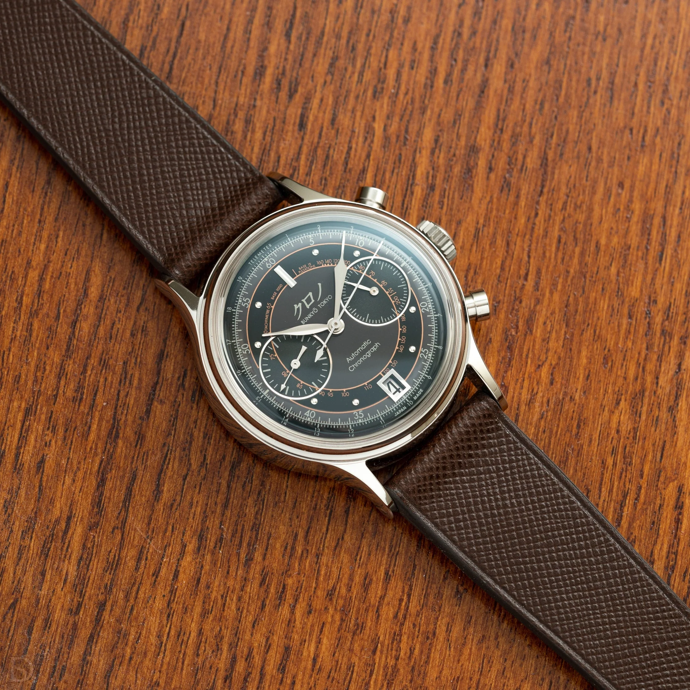 Dark Brown Saffiano Stitchless Strap - Image 5
