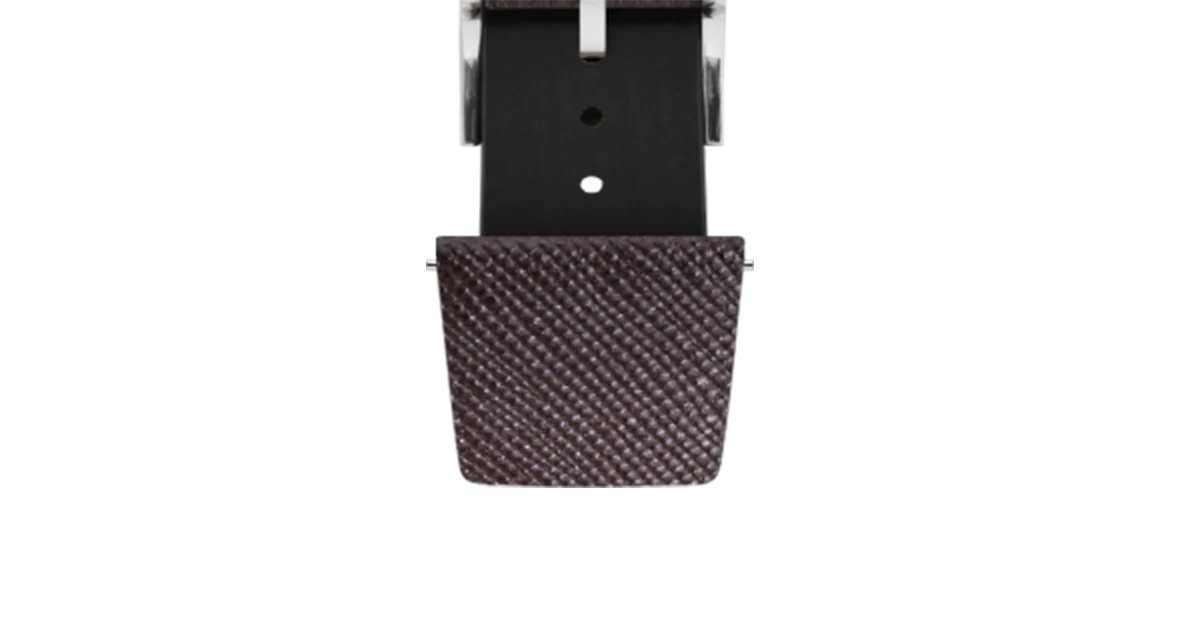 Dark Brown Saffiano Stitchless Strap - Image 7