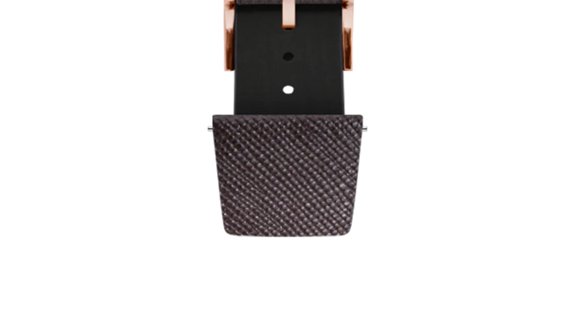 Dark Brown Saffiano Stitchless Strap - Image 9
