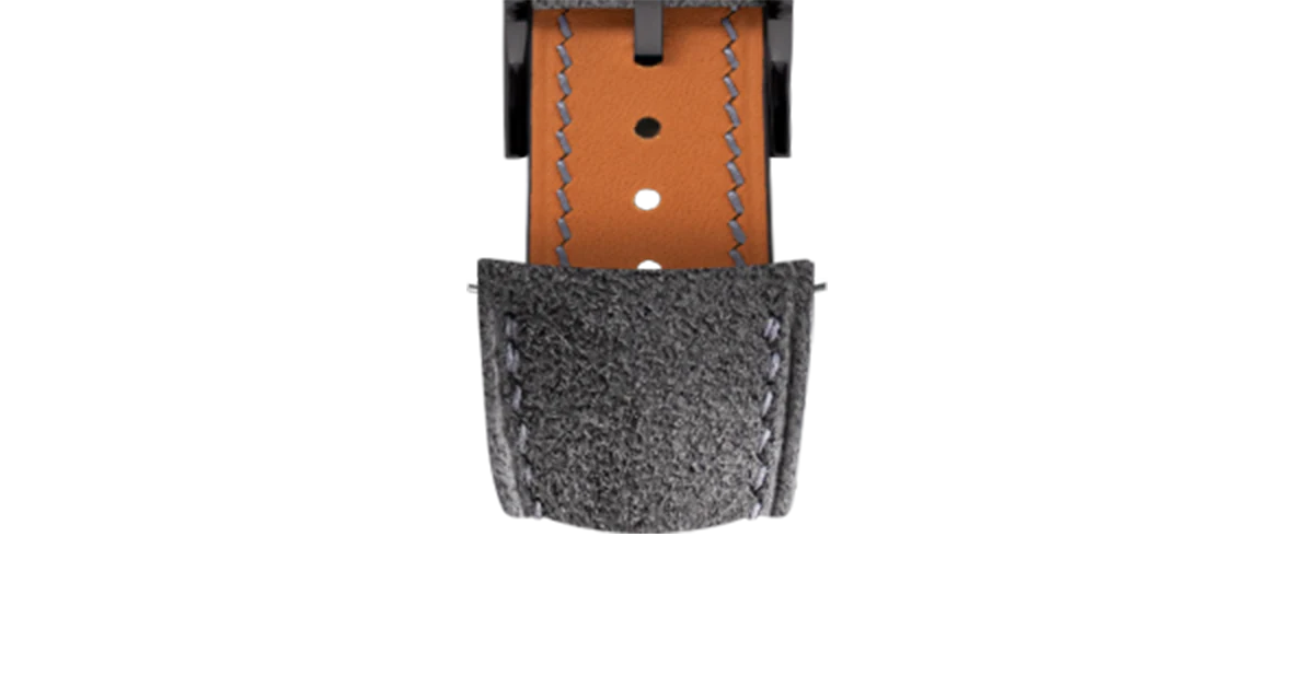 Dark Grey Alcantara Signature (Curved) Strap - Image 11